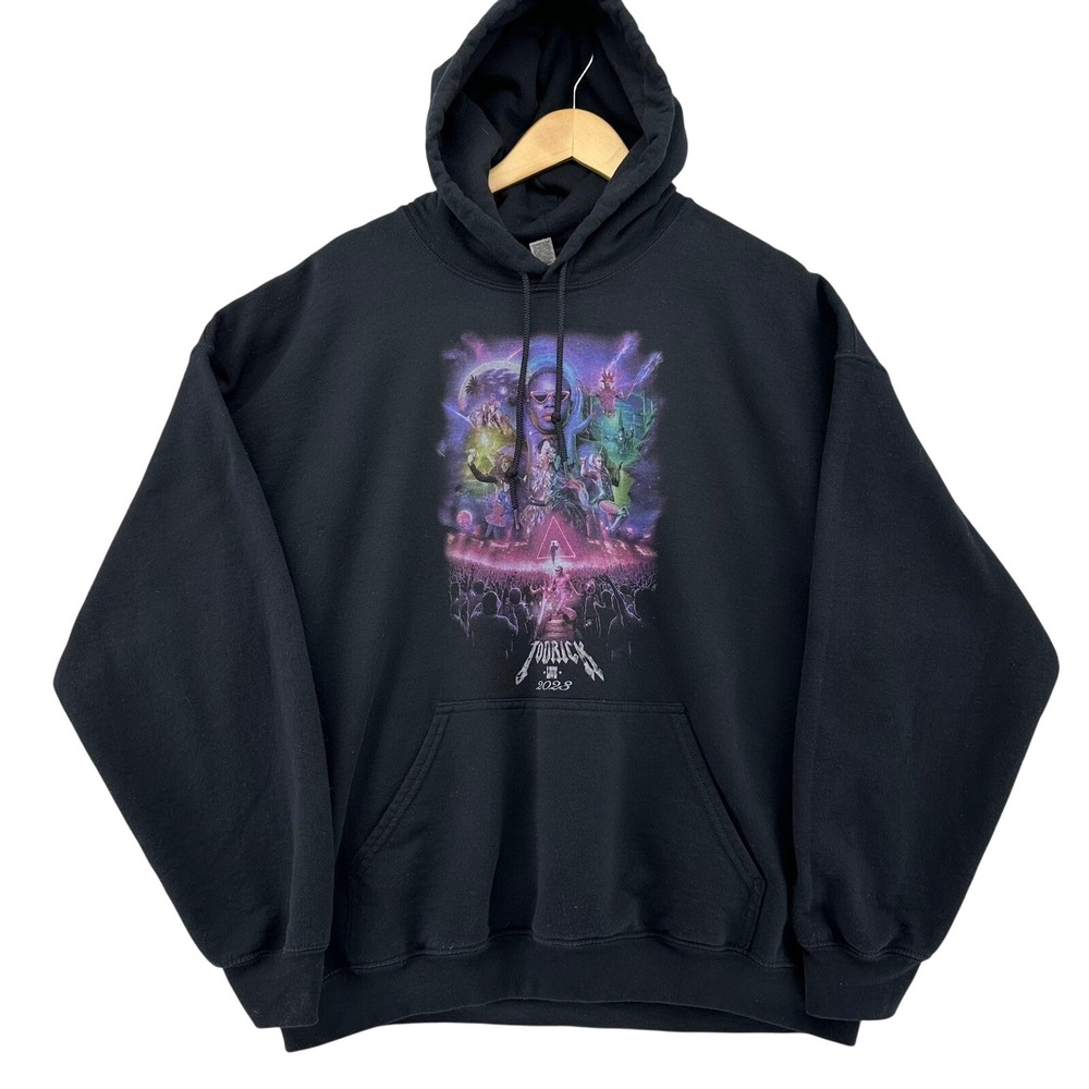 Todrick Hall Velvet Race 2023 North American Tour Black Hoodie XL Streetwear